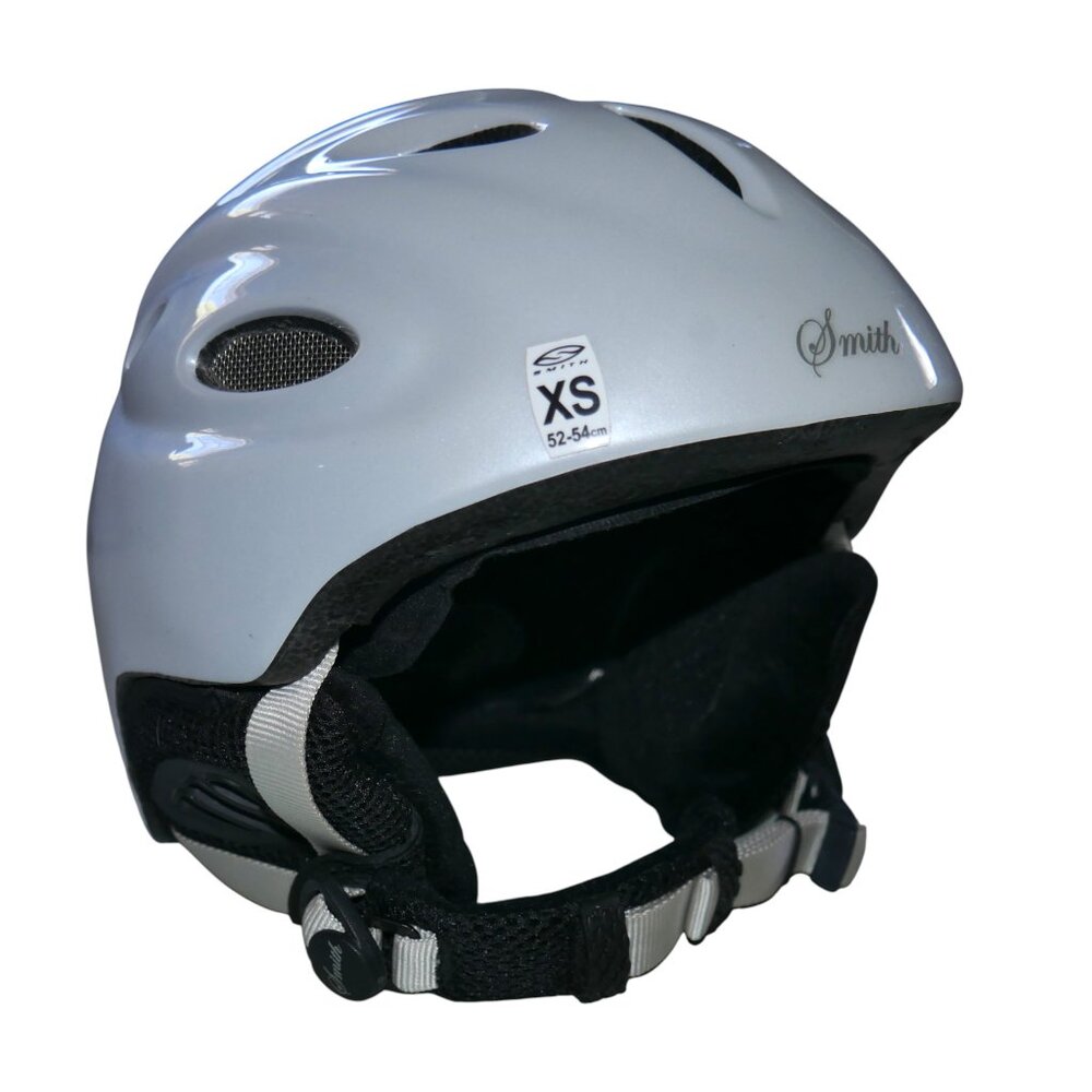 Smith Platform Helmet Womens Size XS Pearl White Snow Sports Snowboard Ski EUC